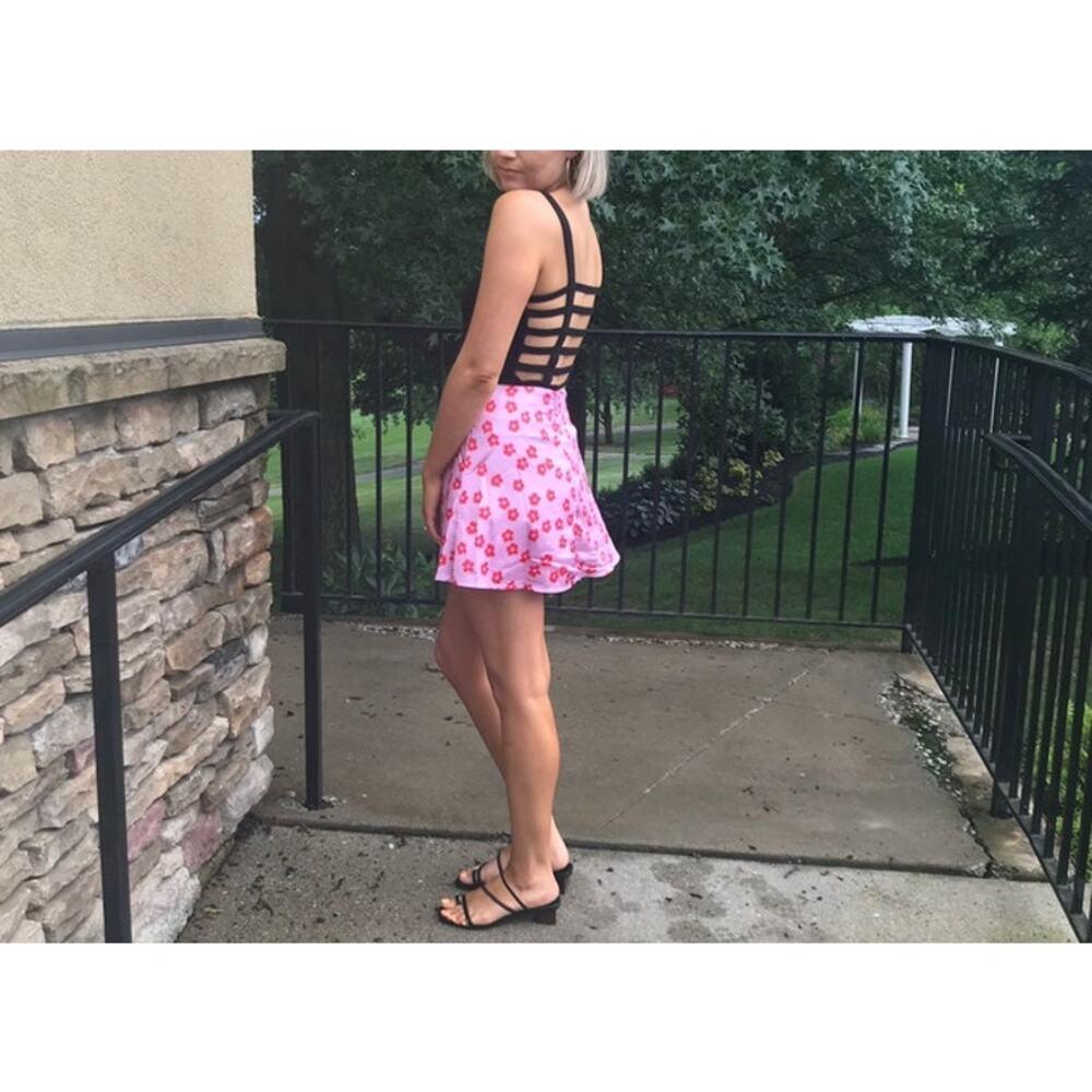 Express X One Eleven Black Open-Back Strappy Body… - image 2